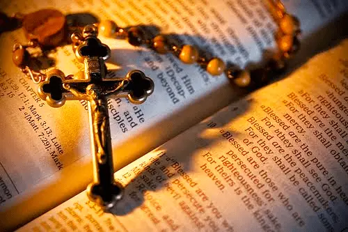Words to catholic rosary 1