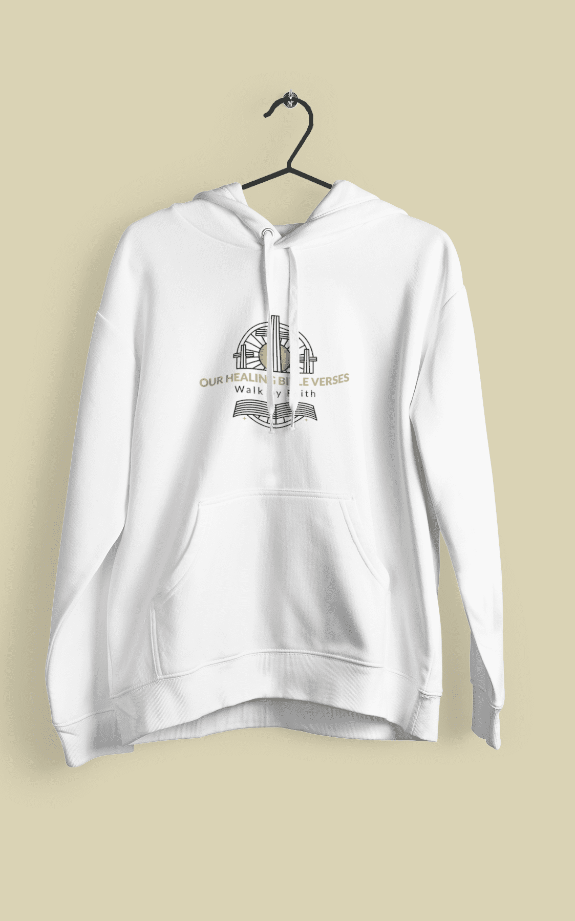 About us mockup of a pullover hoodie hanged on a plain background 1798 el1 edited