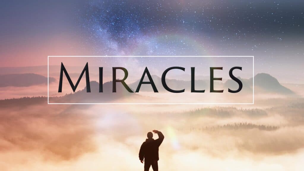 Miracles in acts 1