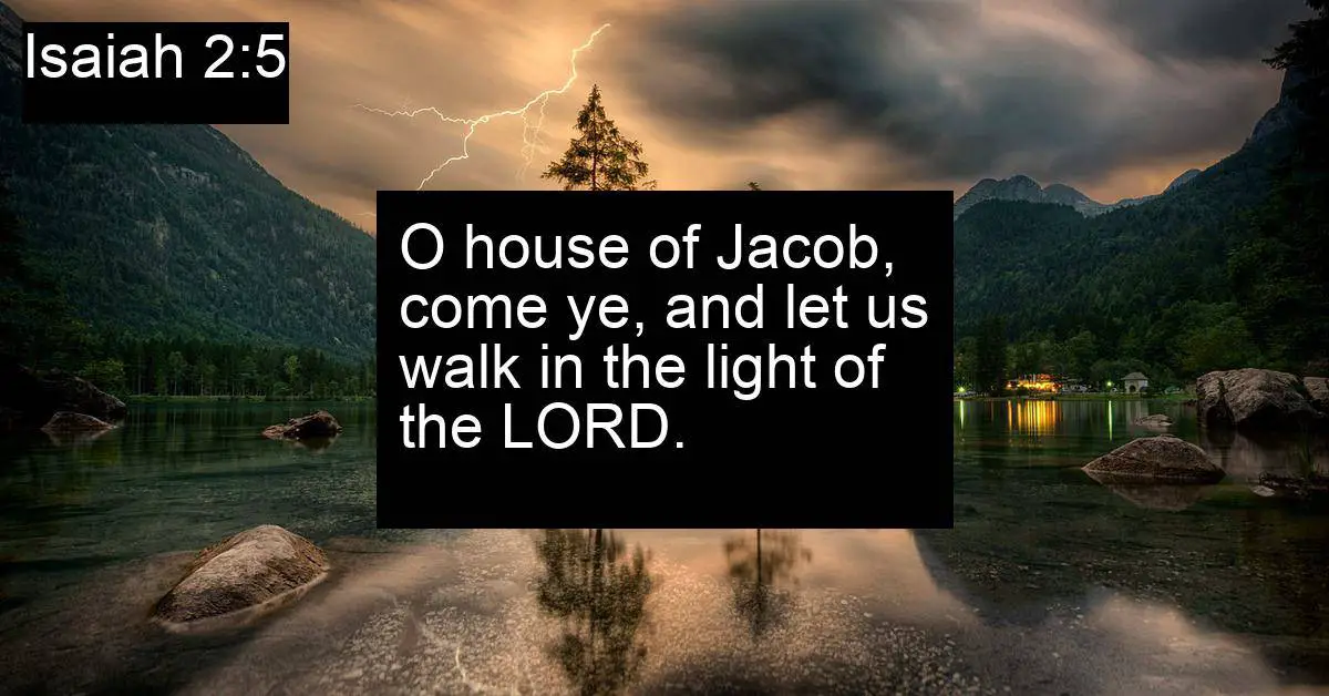 Isaiah 2:5