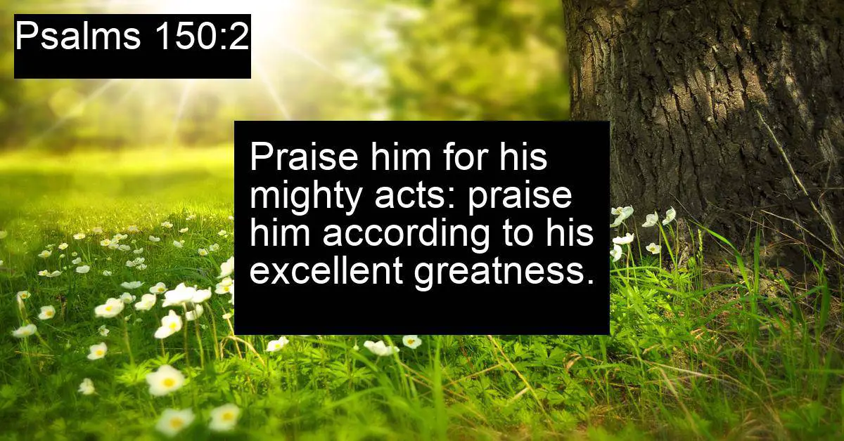 Psalms 150:2