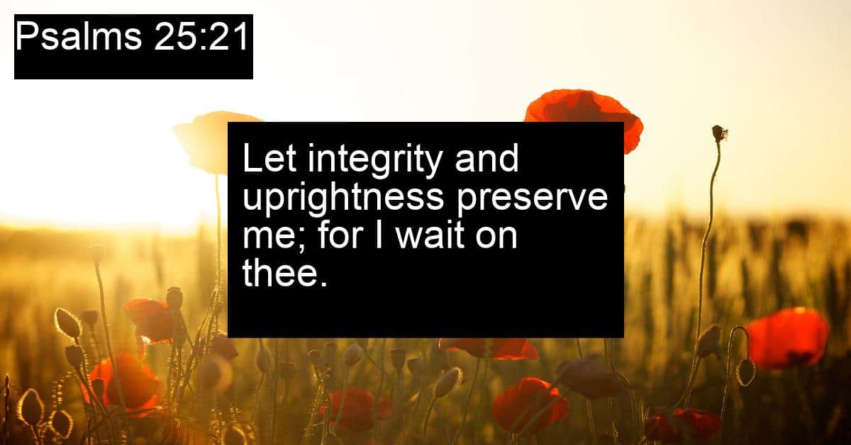 Psalms 25:21