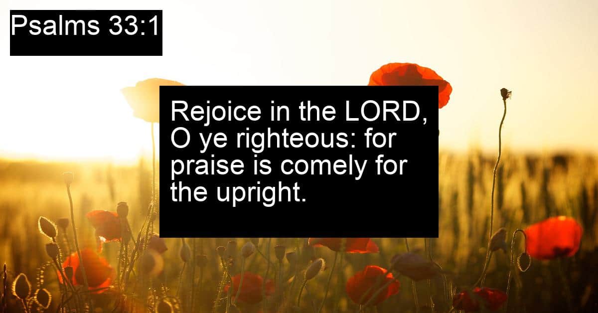 Psalms 33:1
