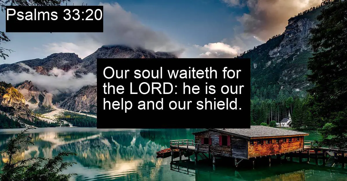 Psalms 33:20