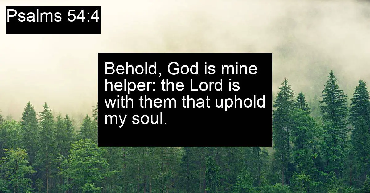 Psalms 54:4