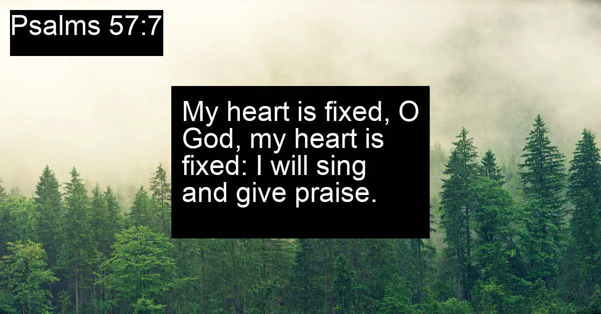 Psalms 57:7