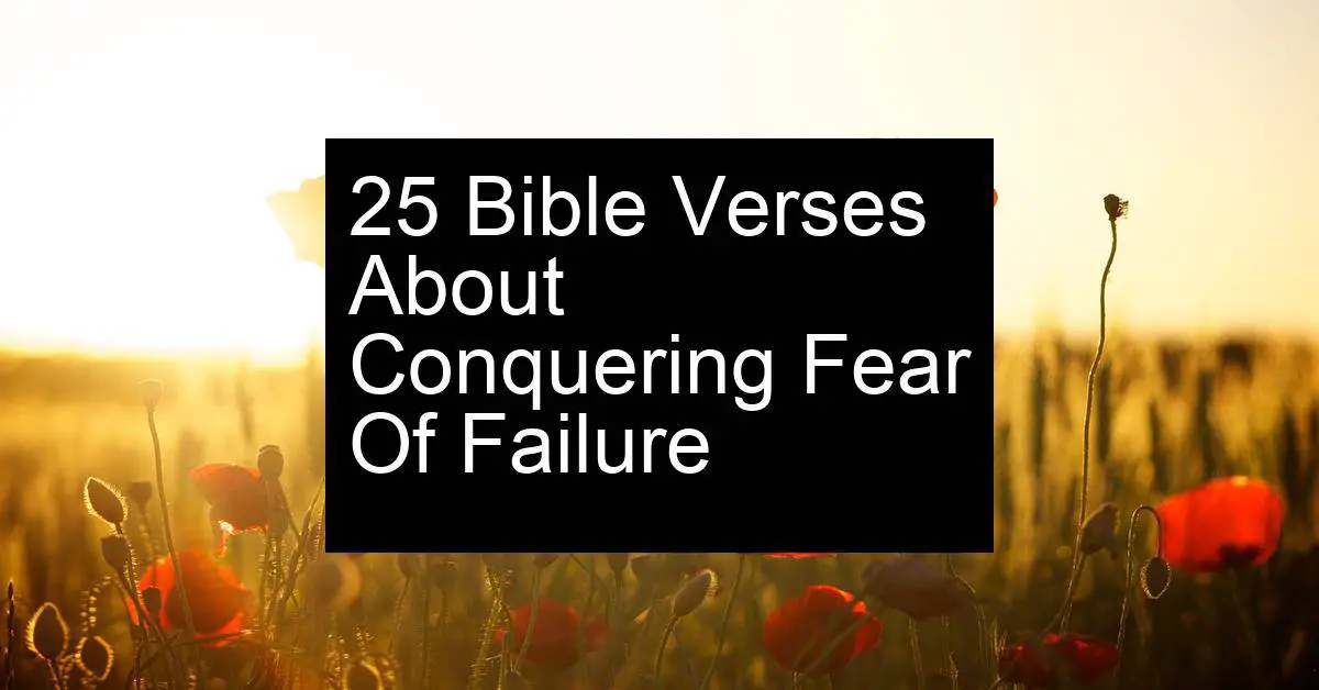 conquering fear of failure