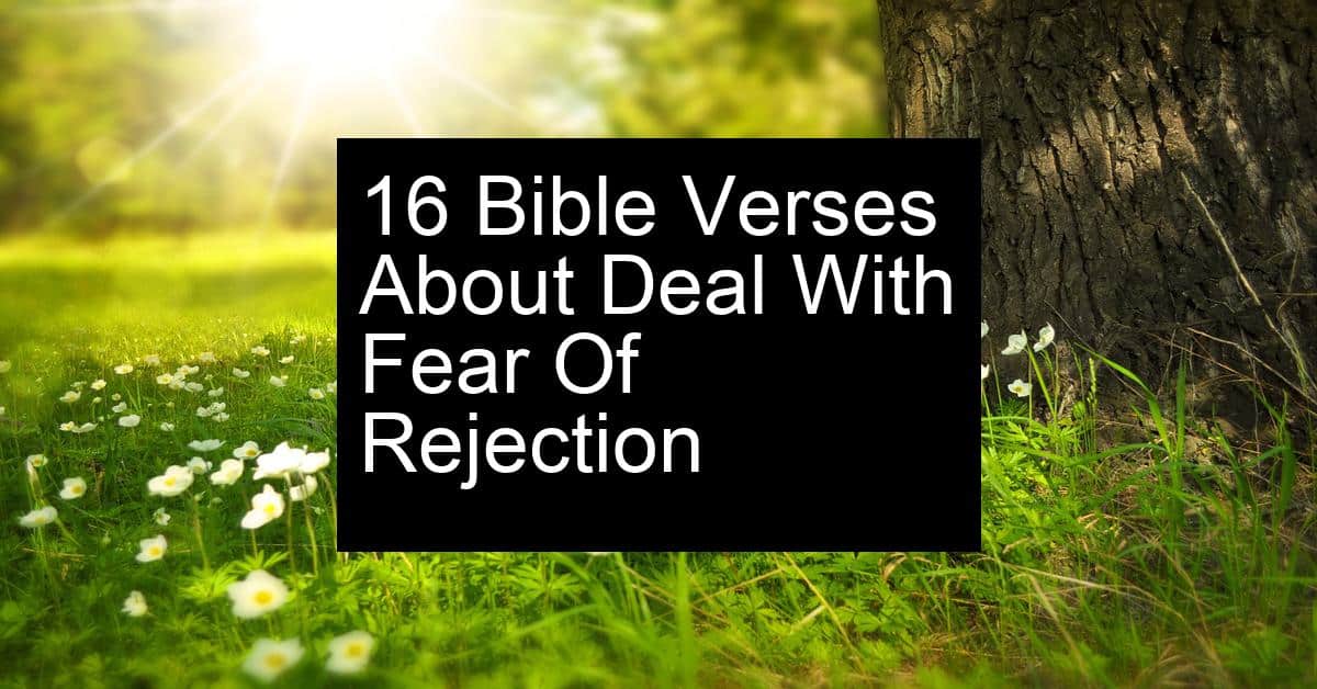 deal with fear of rejection