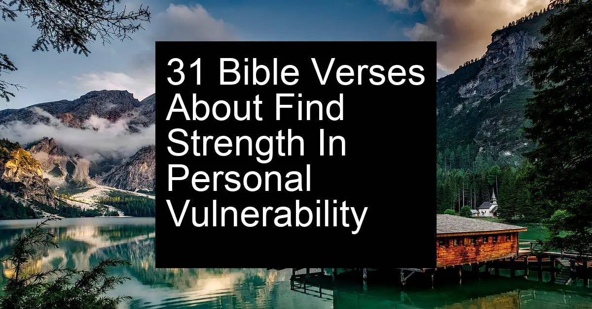 find strength in personal vulnerability