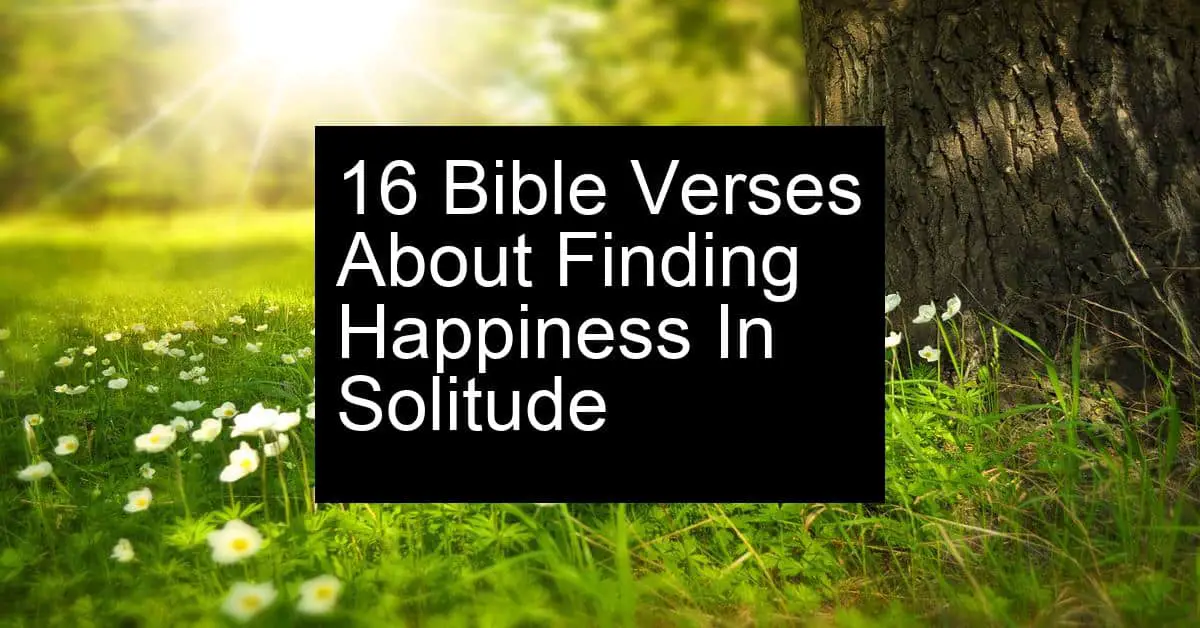 finding happiness in solitude
