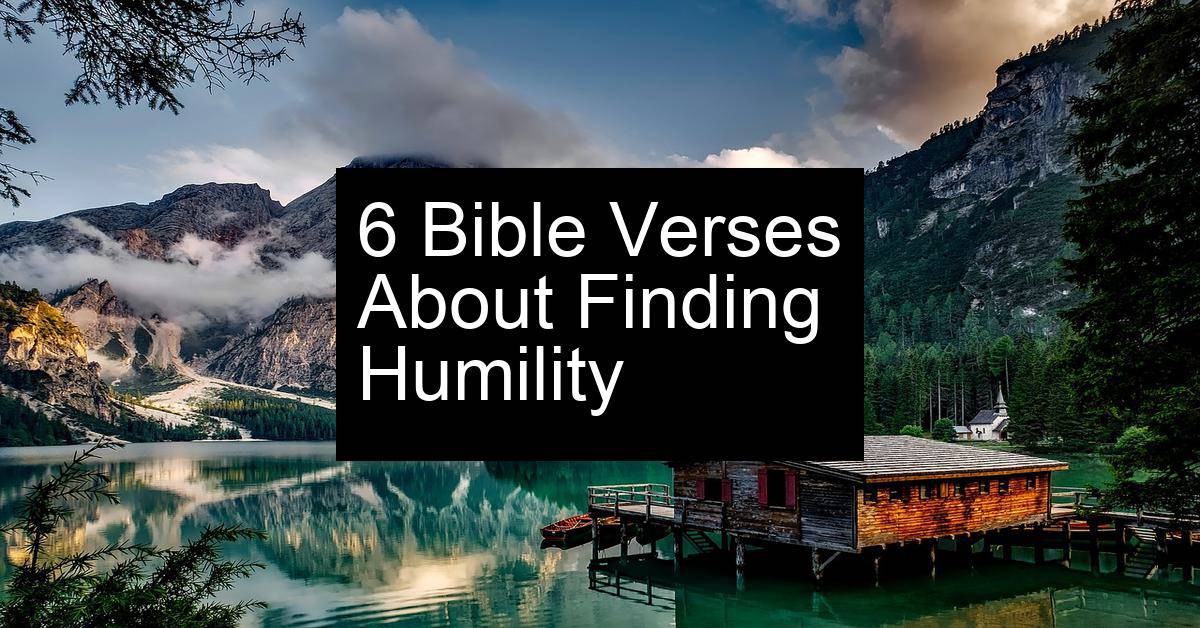 finding humility