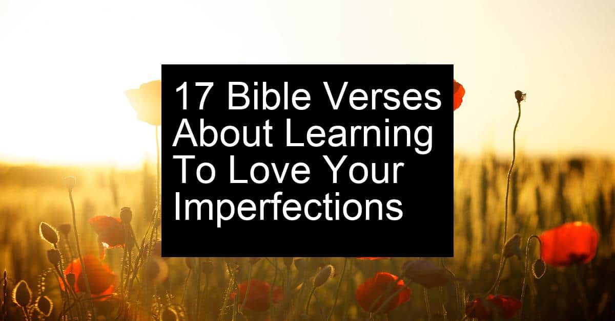learning to love your imperfections