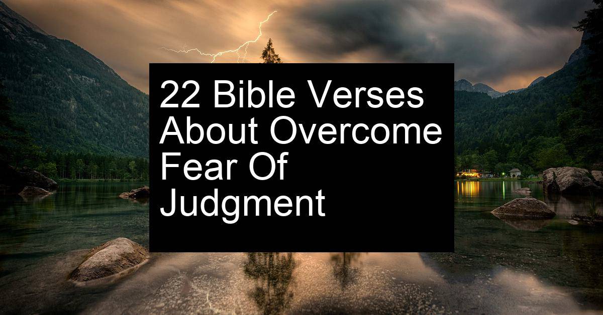 overcome fear of judgment