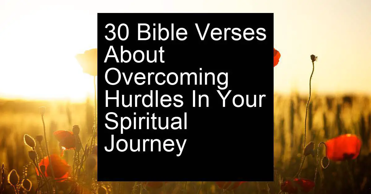 overcoming hurdles in your spiritual journey