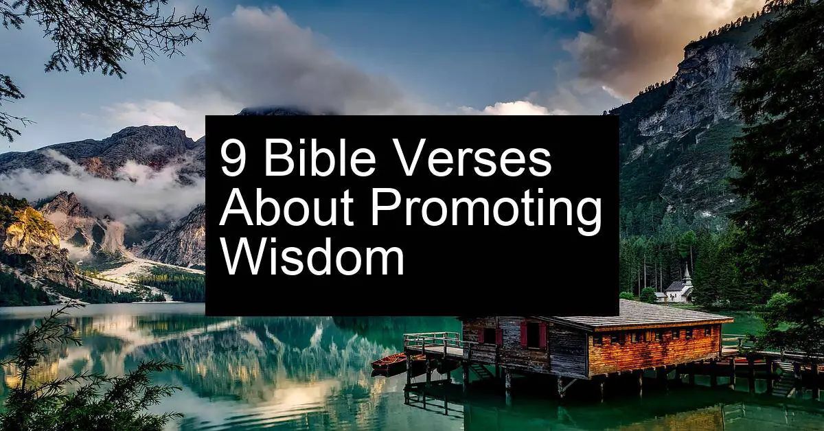 promoting wisdom