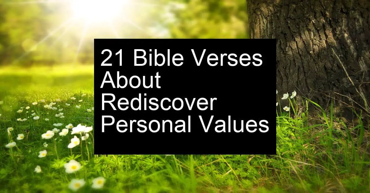 rediscover personal values